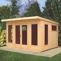 Garden Storage Wooden Shiplap Shed with Double Doors  7ft x 13ft