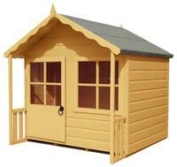 Shire 5x4 Kitty Playhouse, Brown, 119x149x157 cm