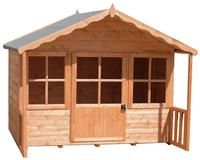 Large Outdoor Garden Playhouse with Canopy  6ft x 4ft