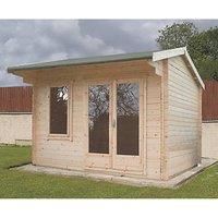 Shire Marlborough 10 ft x 12 ft Log Cabin