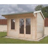 Shire Marlborough 12 ft x 12 ft Log Cabin