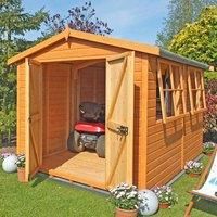 Shire Bison 8' 4" x 10' 6" Apex Workshop - Premium Dip Treated Shiplap