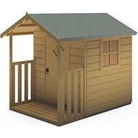 4' x 4' Shire Hide Kids Wooden Playhouse (1.19m x 1.19m)