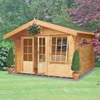 Shire Hale 12 ft x 10 ft Log Cabin