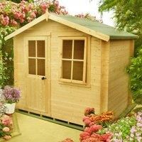Shire Avesbury 7 ft x 7 ft Log Cabin, none