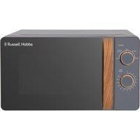 Russell Hobbs RHMM713G 17L Scandi Compact 700 W Manual Microwave, Grey