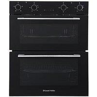 Russell Hobbs RH72DEO1001B Black 92L Built Under Electric Fan Double Oven - Free 2 Year Guarantee