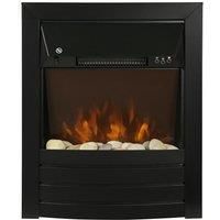 Zanussi ZEFIST1003B 2000 W Electric Inset Fire, Black