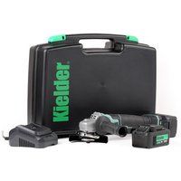 Kielder KWT-013-02 18V Brushless Cordless 115mm Angle Grinder Kit, 2 x 5.0Ah Li-ion TYPE18 Battery, Charger & Case