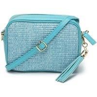 Raffia Crossbody Bag