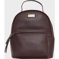 Betty' Zip Top Mini Pebble Grain Leather Backpack