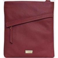 'FLORENCE' Pebble Grain Leather Crossbody Sling Bag