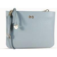 SOPHIA' Pebble Grain Zip Top Leather Crossbody Bag