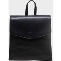 MARGARET' Natural Grain Polished Leather Flap Over Backpack