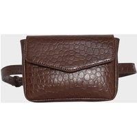 CAMELLA' Croc Leather Bum Belt Waist Festival Bag