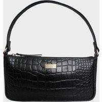 ZERA' Real Leather Baguette Shoulder Bag