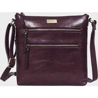 ASSOTS Crossbody Bags for Women – Real Leather Sling with Multiple Pockets and Adjustable Strap – Perfect for Daily Use and Gifting (Plum Waxy VT)