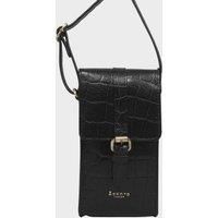 'PETRA' Croc Real Leather Mobile Phone Crossbody Bag