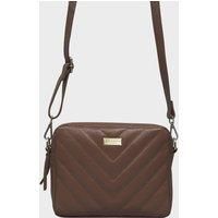 'IRIS' Quilted Soft Pebble Grain Leather Crossbody Bag