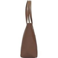 LINDA' Smooth Real Leather Unlined Tote Bag