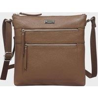 ASSOTS Crossbody Bags for Women – Real Leather Sling with Multiple Pockets and Adjustable Strap – Perfect for Daily Use and Gifting (Tan Pebble Grain)