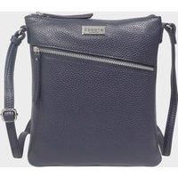 'ROSY' Pebble Grain Soft Real Leather Crossbody Bag