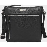 RUE' Soft Pebble Grain Leather Crossbody Bag