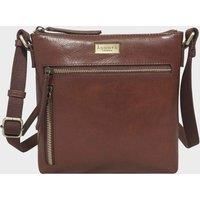 RUE' Polished VT Real Leather Crossbody Bag