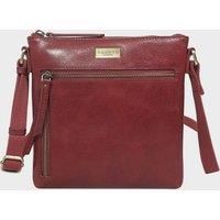ASSOTS Leather Crossbody Bag for Women – Cell Phone Crossover Shoulder Purse with Adjustable Strap, Triple Zip Travel Small Bag (Rue Chilli Pepper Waxy VT)