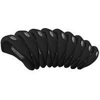 Longridge EZE Golf Iron Covers (Pack of 10) - Black