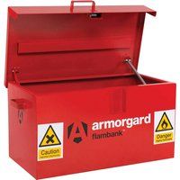 Armorgard FlamBank Hazardous Storage Box Red (Multiple Sizes Available)