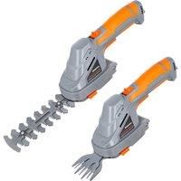 TERRATEK GARDEN CORDLESS GRASS SHEARS 7.2V ELECTRIC HEDGE TRIMMER HAND HELD