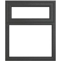 Crystal Top Opening Double-Glazed Casement Anthracite Grey uPVC Window 905 x 965mm (160JP)