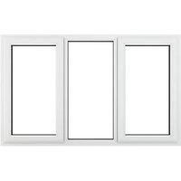 Crystal Left & Right-Hand Opening Clear Double-Glazed Casement White uPVC Window 1770mm x 1190mm (717JP)