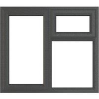 PVC Double Glazed Window Glass & Frame A Rated LH Side & Top Opener By Crystal