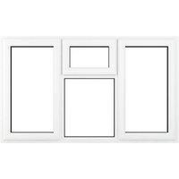 Crystal Left-Hand Opening Double-Glazed Casement White uPVC Window 1770mm x 1040mm (548JP)