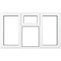 Crystal Left-Hand Opening Double-Glazed Casement White uPVC Window 1770 x 1190mm (935JP)
