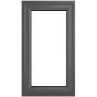 Crystal Right-Hand Opening Double-Glazed Casement Anthracite Grey uPVC Window 610mm x 1040mm (416JP)