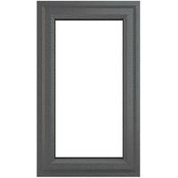 Crystal Left-Hand Opening Double-Glazed Casement Anthracite Grey uPVC Window 610mm x 1190mm (851JP)