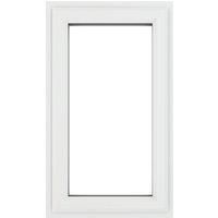 Crystal uPVC Window A Rated Left Hand Side Hung 610mm x 965mm Clear Glazing - White