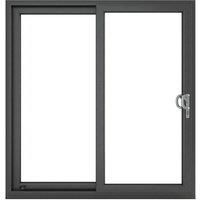 Crystal uPVC Sliding Patio Right to Left 1490mm x 2090mm Clear Glazing - Grey