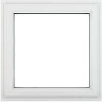 PVC Double Glazed Window Glass & Frame A Rated Top Opener Fixed Panel Light