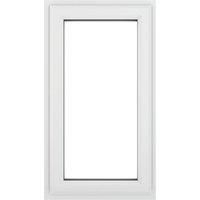 PVC Double Glazed Window Glass & Frame A Rated Top Opener Fixed Panel Light