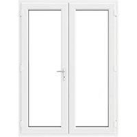 Crystal White uPVC French Door Set 2090 x 1590mm (477JK)