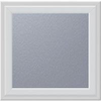 Crystal uPVC Window A Rated Top Opener 820mm x 820mm Obscure Glazing - White