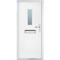 Crystal Grp Door Cottage Long Glass White Rl 920 X 2055Mm Obs