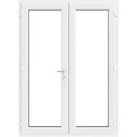 Crystal Triple Glazed French Door White 1490 X 2055Mm, White