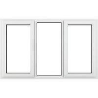 Crystal Left & Right-Hand Opening Clear Triple-Glazed Casement White uPVC Window 1770mm x 1040mm (606JM)