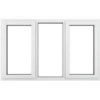 Crystal Left & Right-Hand Opening Clear Triple-Glazed Casement White uPVC Window 1770mm x 1190mm (247JN)