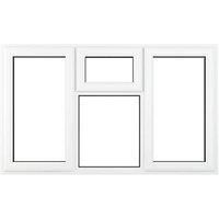 Crystal Left & Right-Hand Opening Clear Triple-Glazed Casement White uPVC Window 1770mm x 1040mm (701JM)